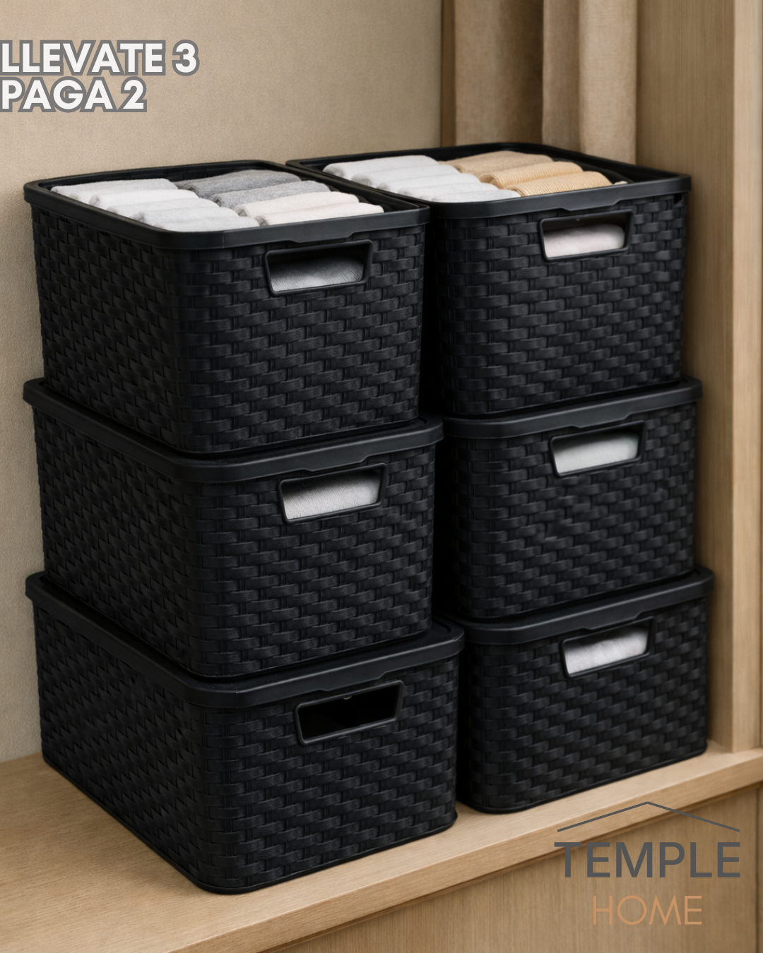 Organizadores Temple (Llevate 3 pagando 2)